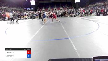 195 lbs Rnd Of 64 - Acksel Boyett, Oklahoma vs Lincoln Lemar, North Dakota