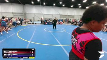 225 lbs Placement Matches (8 Team) - ShaNiayha Wysinger, Tennessee Red vs Ariana Chavez, Texas Red