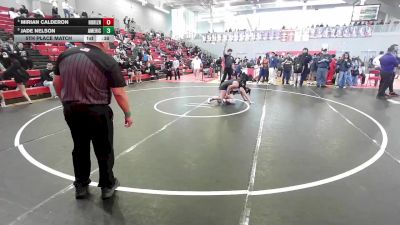 140 lbs 5th Place Match - Jade Nelson, El Paso Americas vs Mirian Calderon, Clint Horizon
