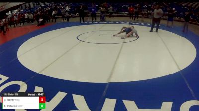 12U Girls - 69 lbs Cons. Round 1 - Anaya Patacsil, Mat Demon Wrestling Club vs Delaney Hardy, Nebraska Wrestling Academy