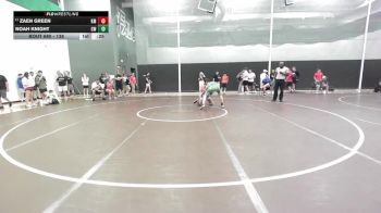 138 lbs Cons. Round 5 - Zaen Green, Kearney Matcats vs Noah Knight, Chickasha Wrestling