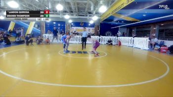 132 lbs Cons. Semi - Draven Thompson, Winter Haven Wrestling Club vs Landon Quiroga, LHP