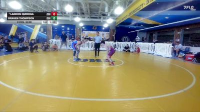 132 lbs Cons. Semi - Draven Thompson, Winter Haven Wrestling Club vs Landon Quiroga, LHP