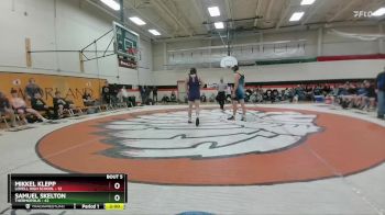 165 lbs Round 2 (6 Team) - Samuel Skelton, Thermopolis vs Mikkel Klepp, Lovell High School