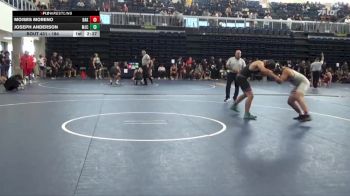 184 lbs Cons. Round 3 - Joseph Anderson, Modesto Junior College vs Moises Moreno, Bakersfield