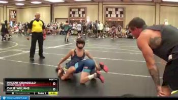 90 lbs Quarterfinals (8 Team) - Vincent Orandello, Revival Yellow vs Chase Williams, Revival Aqua
