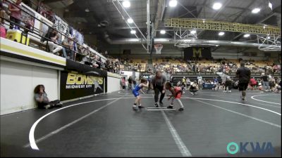 46 lbs Consi Of 4 - Alaina Bert, Del City Little League Wrestling vs Elijah Whitworth, Choctaw Ironman