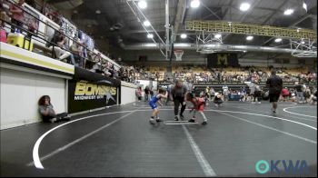 46 lbs Consi Of 4 - Alaina Bert, Del City Little League Wrestling vs Elijah Whitworth, Choctaw Ironman