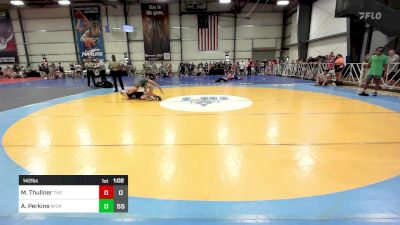 142 lbs Rr Rnd 2 - Malachi Thullner, The Fort Hammers vs Antonio Perkins, Micky's Maniacs Black