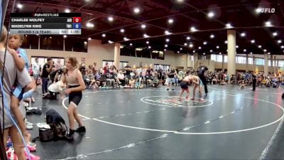 100 lbs Round 5 (8 Team) - Madelynn King, TWA #1 vs Charlee Wolfey, Alabama Elite Red