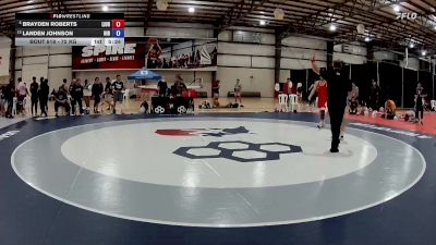 72 kg Champ. Round 2 - Brayden Roberts, LIURTC vs Landen Johnson, Northern Illinois RTC