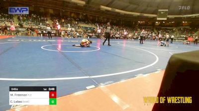 64 lbs Consi Of 32 #2 - Mark Freeman, Florida Scorpions vs Cole Lebec, South Hills Wrestling Academy