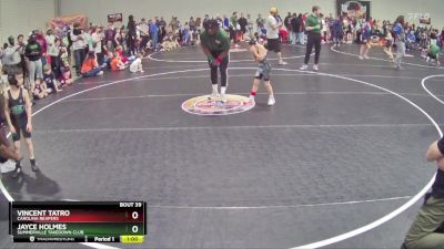 53 lbs Quarterfinal - Jayce Holmes, Summerville Takedown Club vs Vincent Tatro, Carolina Reapers