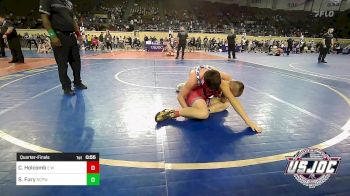 110 lbs Quarterfinal - Cale Holcomb, Elgin Wrestling vs Steele Fury, South Central Punisher Wrestling Club