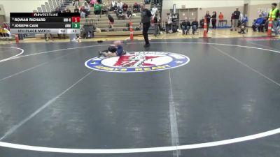 60 lbs 5th Place Match - Joseph Cain, ANML vs Rowan Richard, MATPAC Wrestling - ND