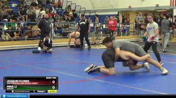 220 lbs Cons. Round 3 - Joaquin Flores, San Fernando High School Wrest vs Ming Li, Servite