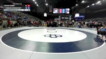 88 lbs Cons. Rd Of 16 - Rhoan Rambo, OK vs Connor Woosencraft, WI