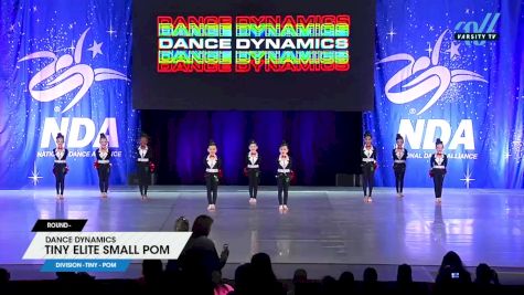 Dance Dynamics - Tiny Elite Small Pom [2025 Tiny - Pom] 2025 NDA All-Star National Championship