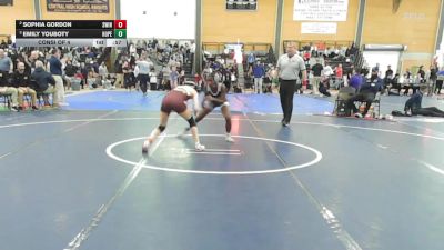 100 lbs Consi Of 4 - Sophia Gordon, South Windsor vs Emily Youboty, Hope