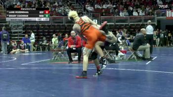 3A-157 lbs Champ. Round 1 - Lane Rozendaal, Newton vs Brady Cochran, Valley, West Des Moines