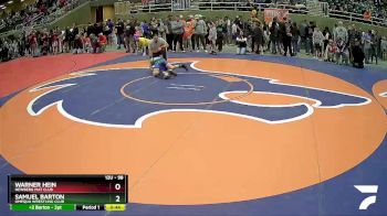 98 lbs Cons. Round 2 - Warner Hein, Newberg Mat Club vs Samuel Barton, Umpqua Wrestling Club