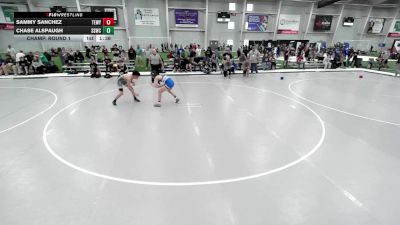 Junior Boys - 126 lbs Champ. Round 1 - Sammy Sanchez, Team Wyoming vs Chase Alspaugh, South Sip Wrestling Club