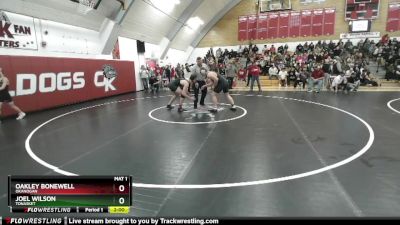 215 2B Quarterfinal - Oakley Bonewell, Okanogan vs Joel Wilson, Tonasket