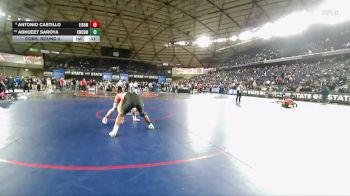 Boys 4A 190 lbs Cons. Round 4 - Antonio Castillo, Eisenhower vs Abhijeet Saroya, Kentwood