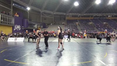 207 lbs Quarters & 1st Wb (16 Team) - Desiree Hall, William Jewell College vs Grace Johns, Fort Hays State