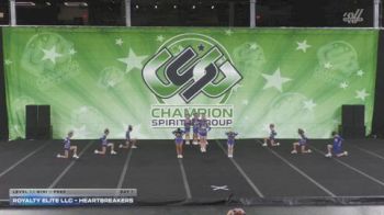 Royalty Elite LLC - Heartbreakers [2025 L1.1 Mini - PREP Day 1] 2025 CSG Indy Challenge