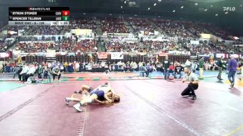 A - 138 lbs Champ. Round 1 - Byron Stoker, Corvallis vs Spencer Tillman, Laurel
