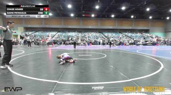 64 lbs 2nd Place - Chase Adams, Simmons Academy Of Wrestling vs Gavin Petraglia, Steel Valley Renegades