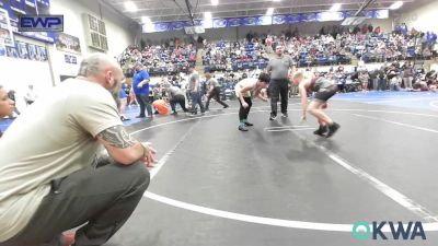 100 lbs Rr Rnd 3 - Landon Watson, Wagoner Takedown Club vs Jack Bovos, Salina Wrestling Club