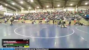 135 lbs Cons. Round 2 - Taysen Eckhardt, Maple Mountain High School vs Karson Haws, Provo