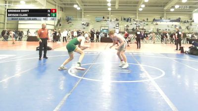 132 lbs Consi Of 32 #2 - Brendan Swift, PA vs Bryson Clark, PA