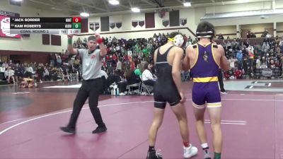 132 lbs Cons. Round 2 - Kam Roberts, Alburnett vs Jack Border, Hinton