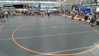 120 lbs Champ. Round 2 - Colin Phelan, Unattached vs Jakob Crandall, Tiger Wrestling Club