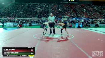 2A 98 lbs Quarterfinal - Johnny Stovern, Kellogg vs Luke Bogaad, Hagerman