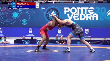 92 kg Repechage - Musza Arsunkaev, Hungary vs Amirreza Jafar DALIRI, Iran