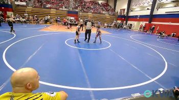 67 lbs Semifinal - Karter Bruce, Broken Bow Youth Wrestling vs Braxton Zibell, Dark Cloud Wrestling Club