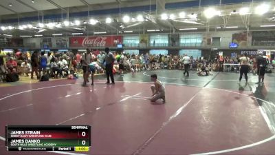 80 lbs Semifinal - James Strain, Soddy Daisy Wrestling Club vs James Danko, South Hills Wrestling Academy