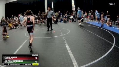 72 lbs Round 7 (8 Team) - Chase Warm, Rebellion vs Ashton Cornicelli, Micky`s Maniacs