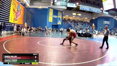 150 lbs Cons. Round 3 - Owen Miller, Hillsborough High School vs Marco Frinzi, Bethlehem Catholic