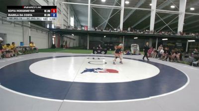 135 lbs Sofia Hoegemeyer, Nebraska vs Isabela Da Costa, South Carolina