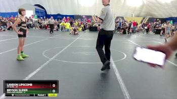 84 lbs Round 1 (8 Team) - Landon Lipscomb, CP Elite vs Bryson Slider, Highland Medina