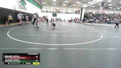 95 lbs Quarterfinal - Walker Vieyra, Kansas Young Guns Wrestling Cl vs Jackson Smith, Lions Wrestling Academy