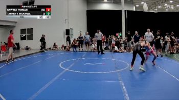 105 lbs Round 2 (4 Team) - Sawyer Fowler, PA East Lightning vs Tanner J. Maxwell, Journeymen Uprising
