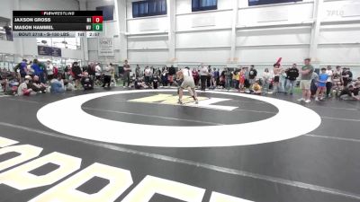 S-150 lbs Consi Of 8 #1 - Jaxson Gross, MI vs Mason Hammel, WV