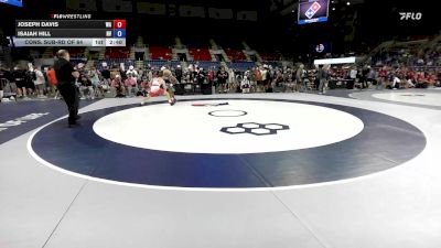 132 lbs Cons. Sub-rd Of 64 - Joseph Davis, WA vs Isaiah Hill, NV
