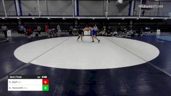 174 lbs Semifinal - Sam Wolf, Air Force vs Anthony Yacovetti, Millersville University